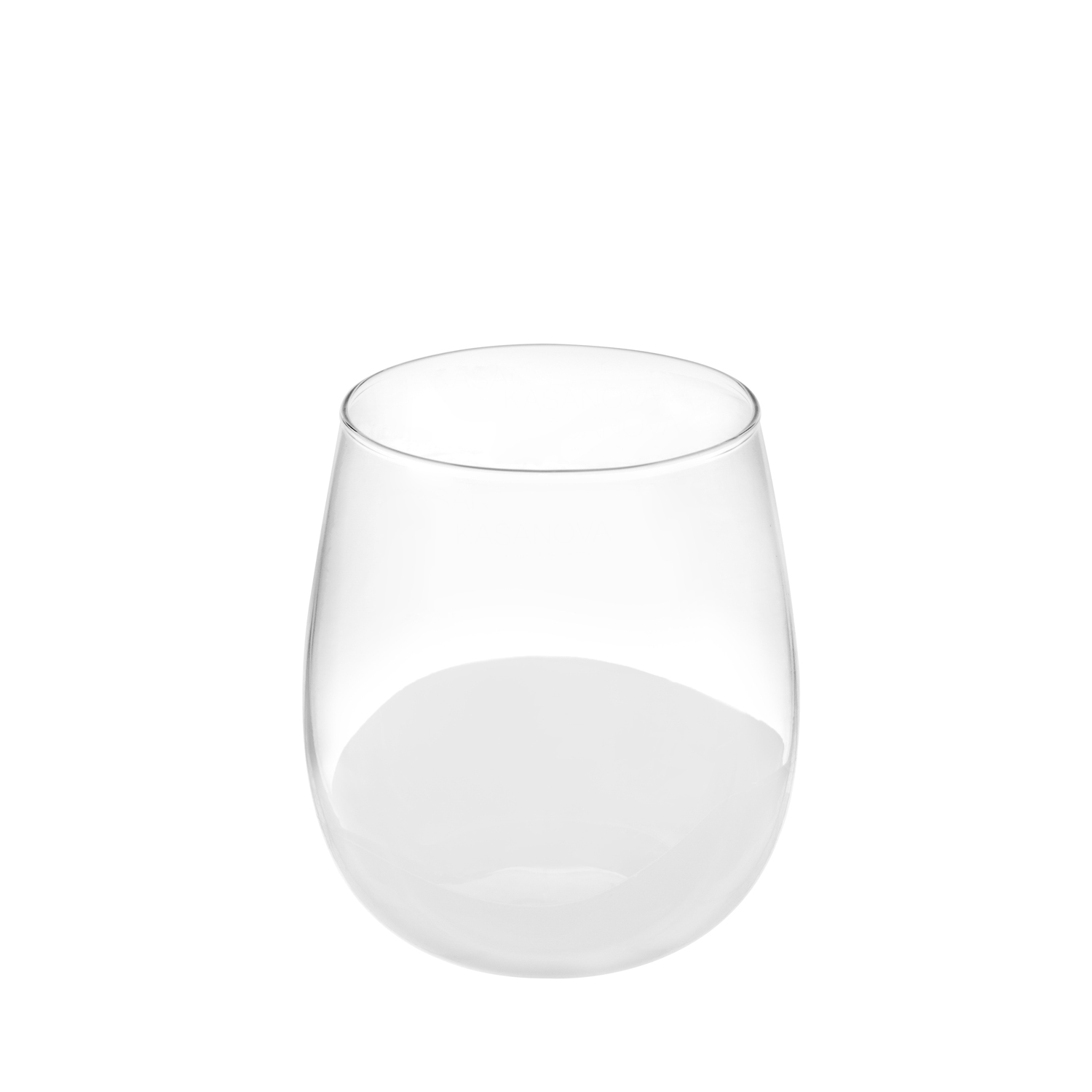 Bicchiere acqua Capri bianco in vetro da 325 ml