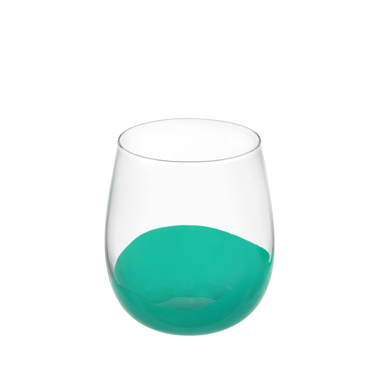 Bicchiere acqua Capri color Tiffany in vetro da 325 ml