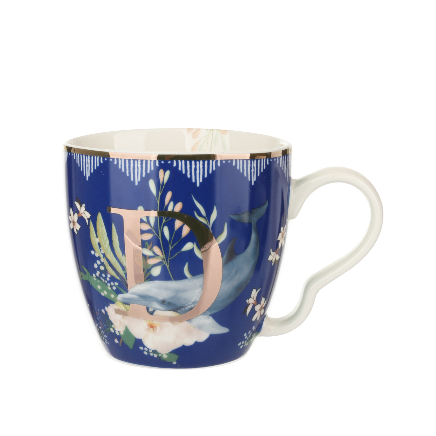 Tazza porcellana Lettera D 48cl