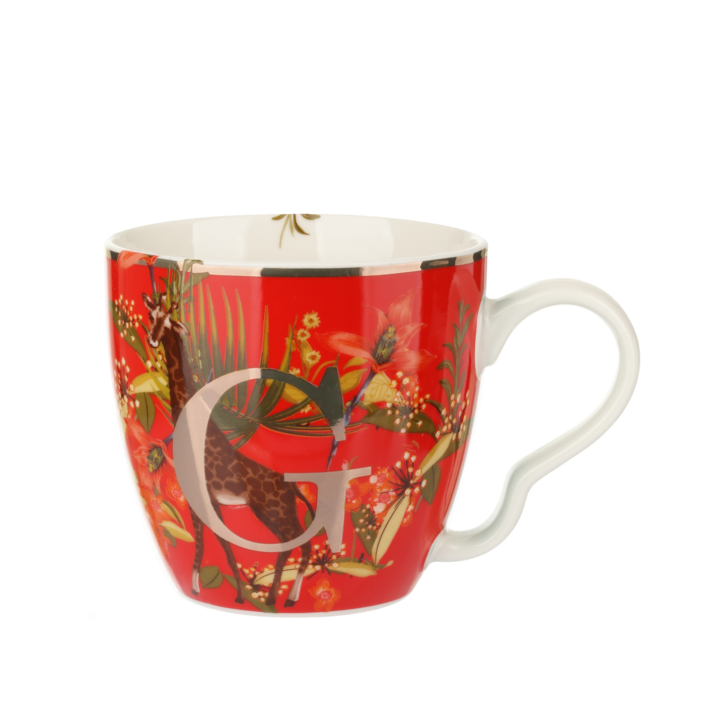 Tazza porcellana Lettera G 48cl