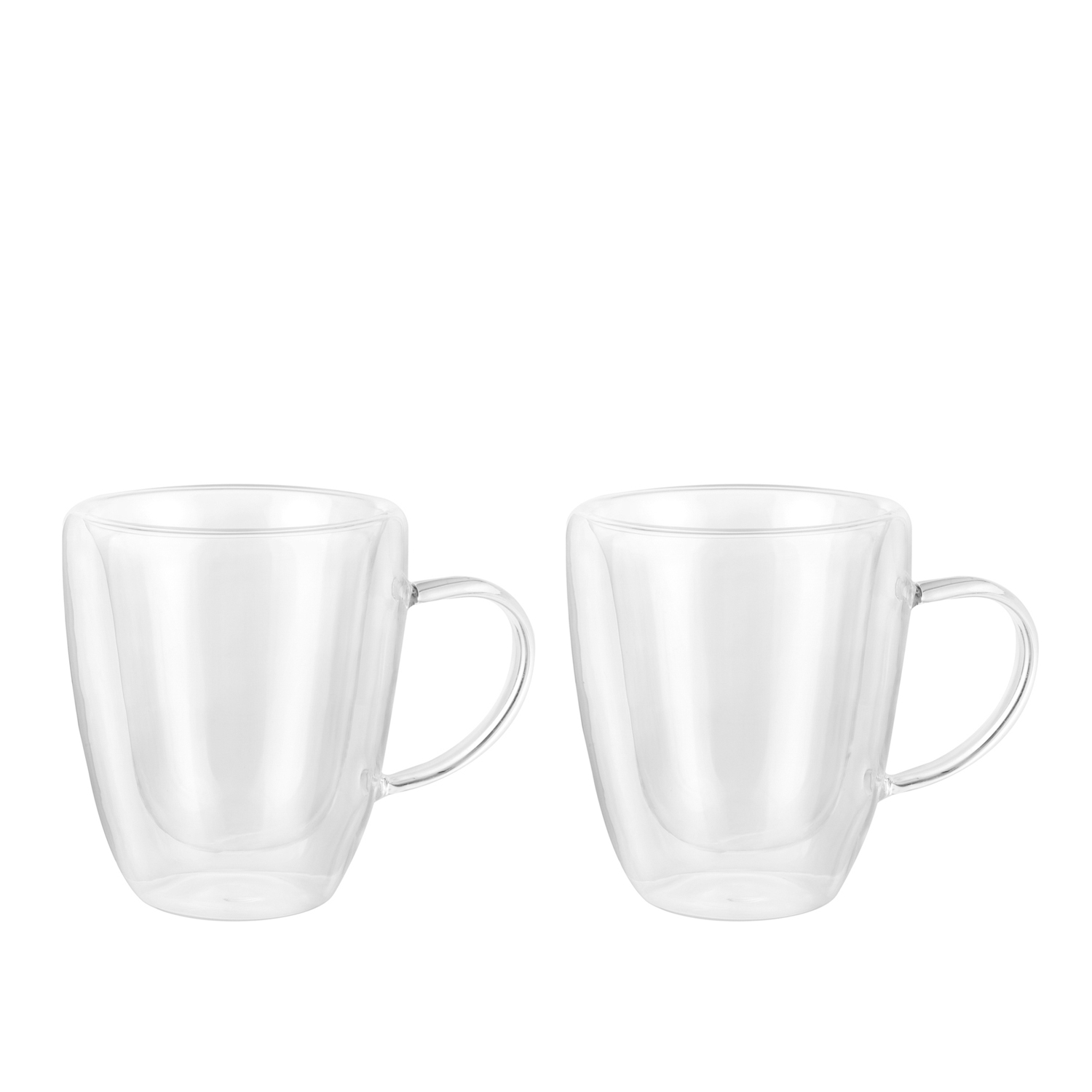 Set 2 mug 260 ml in vetro borosilicato