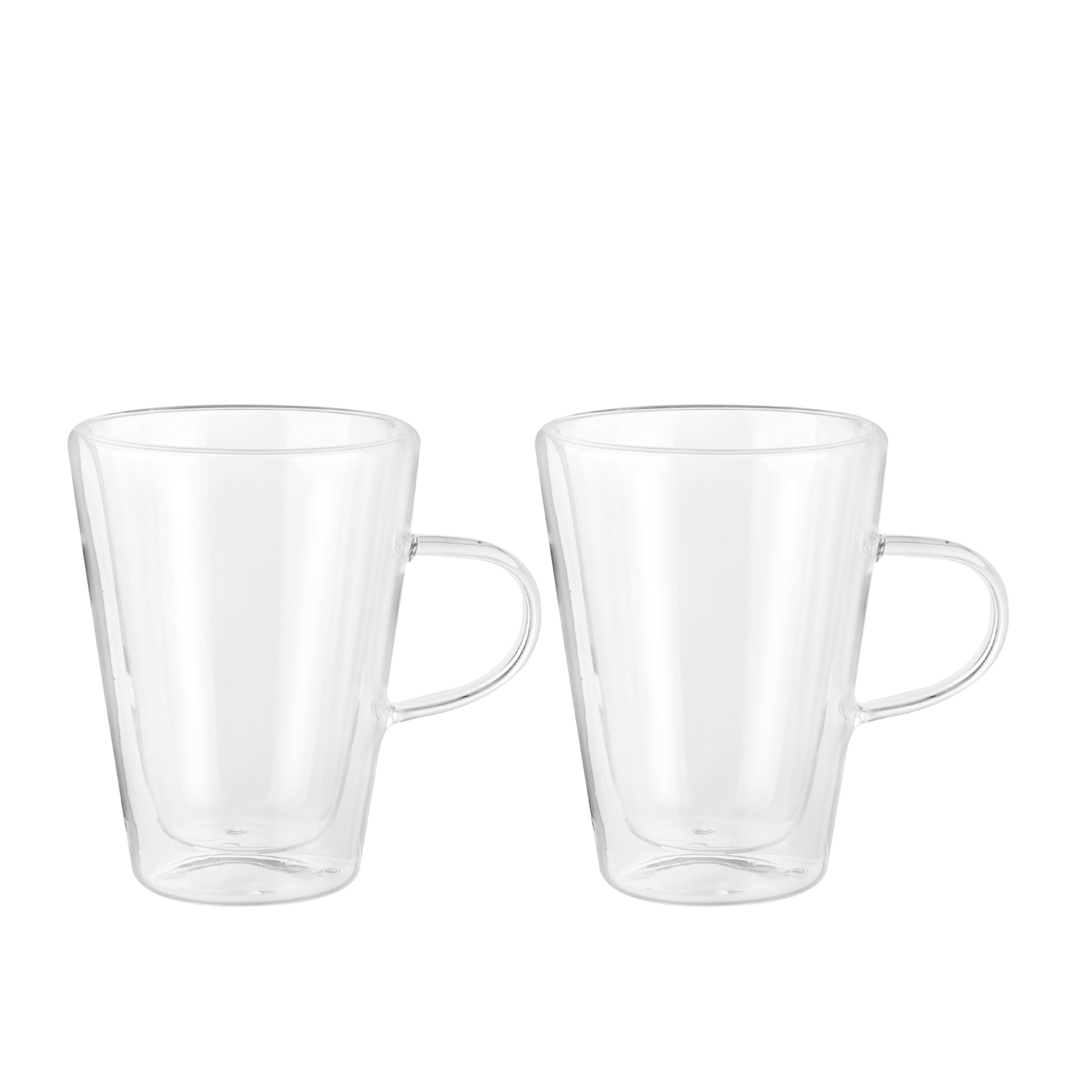 Set 2 mug 300 ml in vetro borosilicato