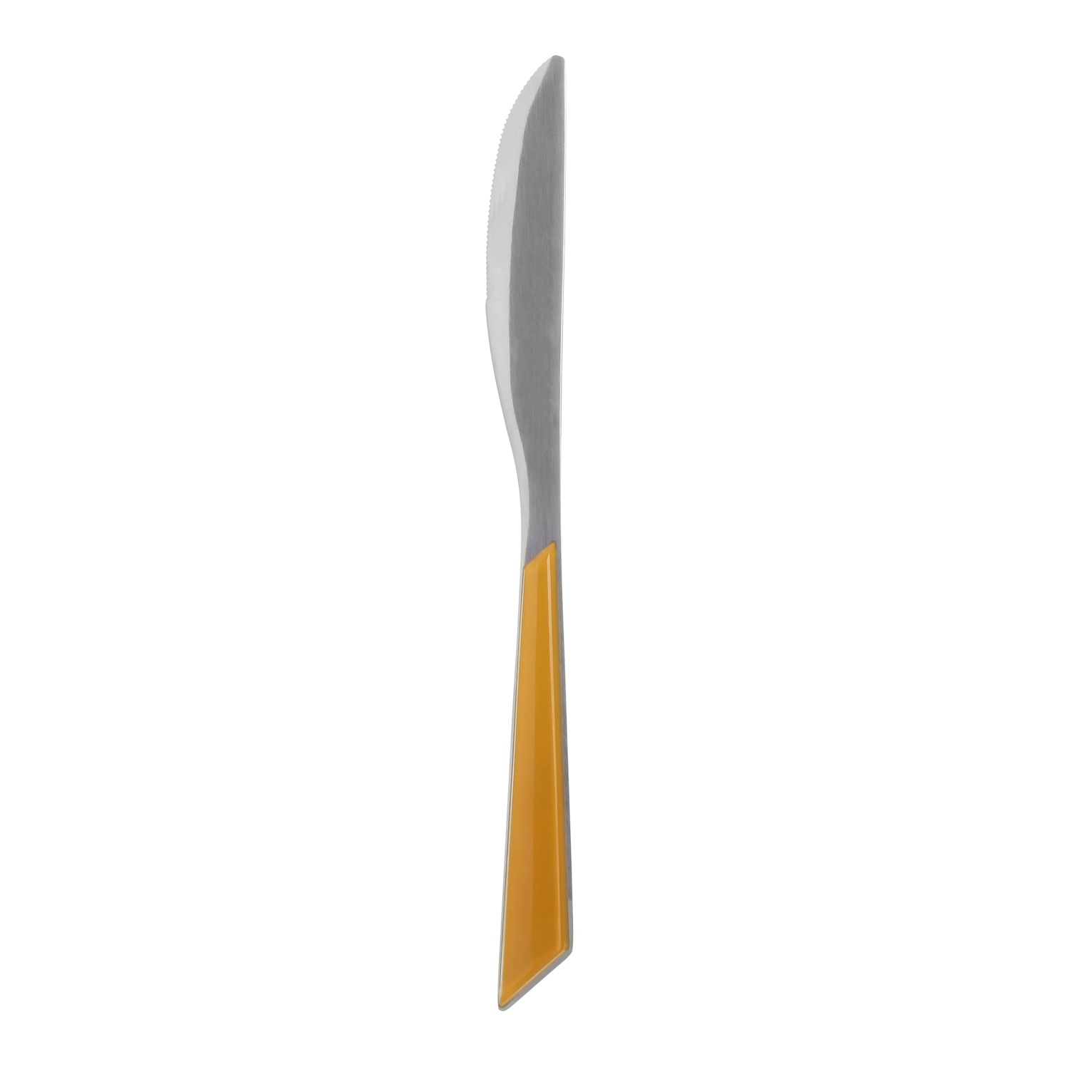 Coltello Mirror giallo in acciaio inox