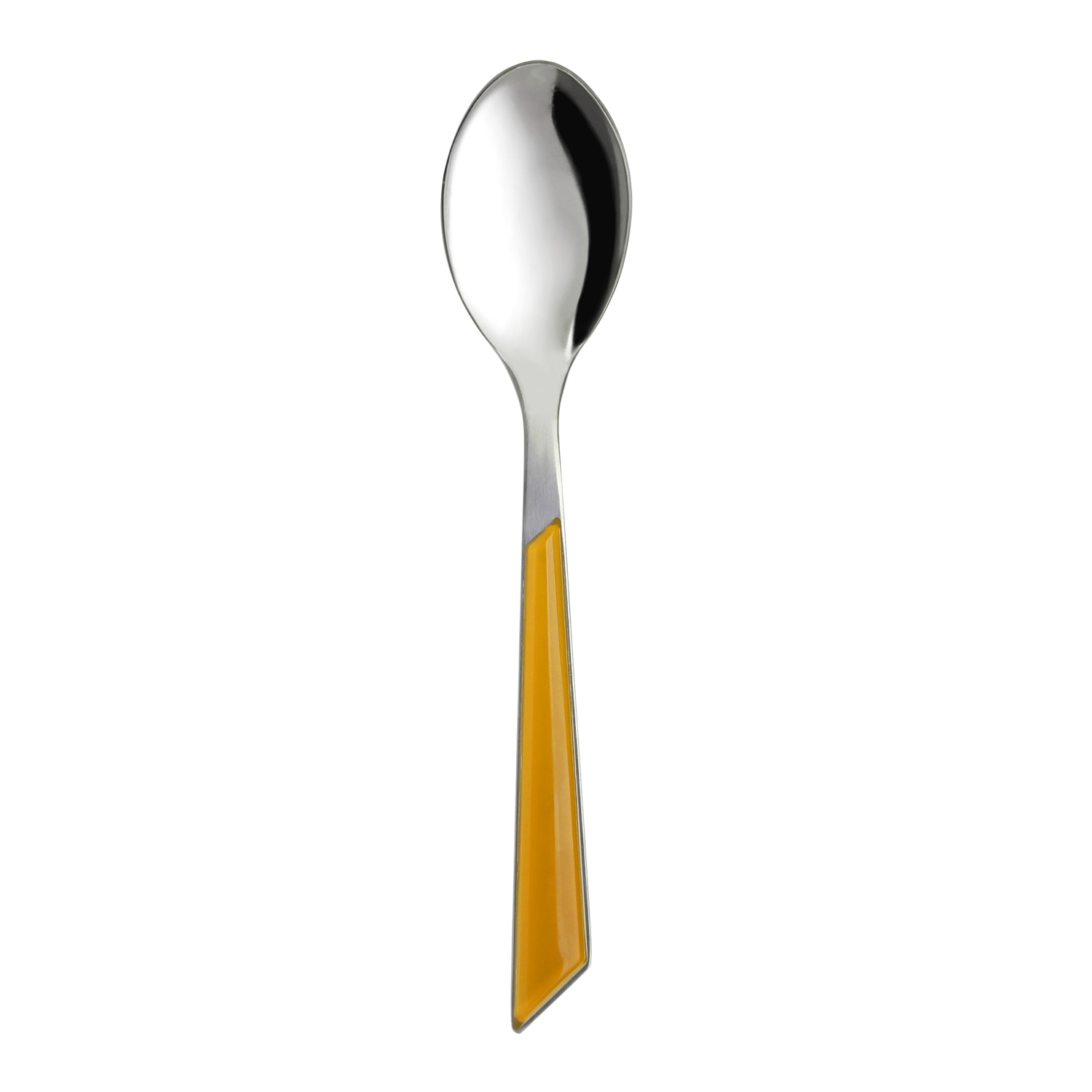 Cucchiaio Mirror giallo in acciaio inox