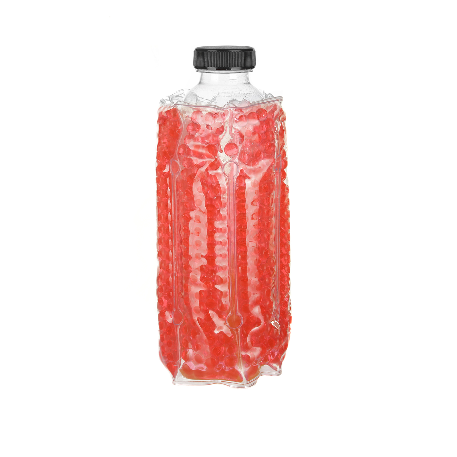Fascia refrigerante in gel per bottiglia rosso