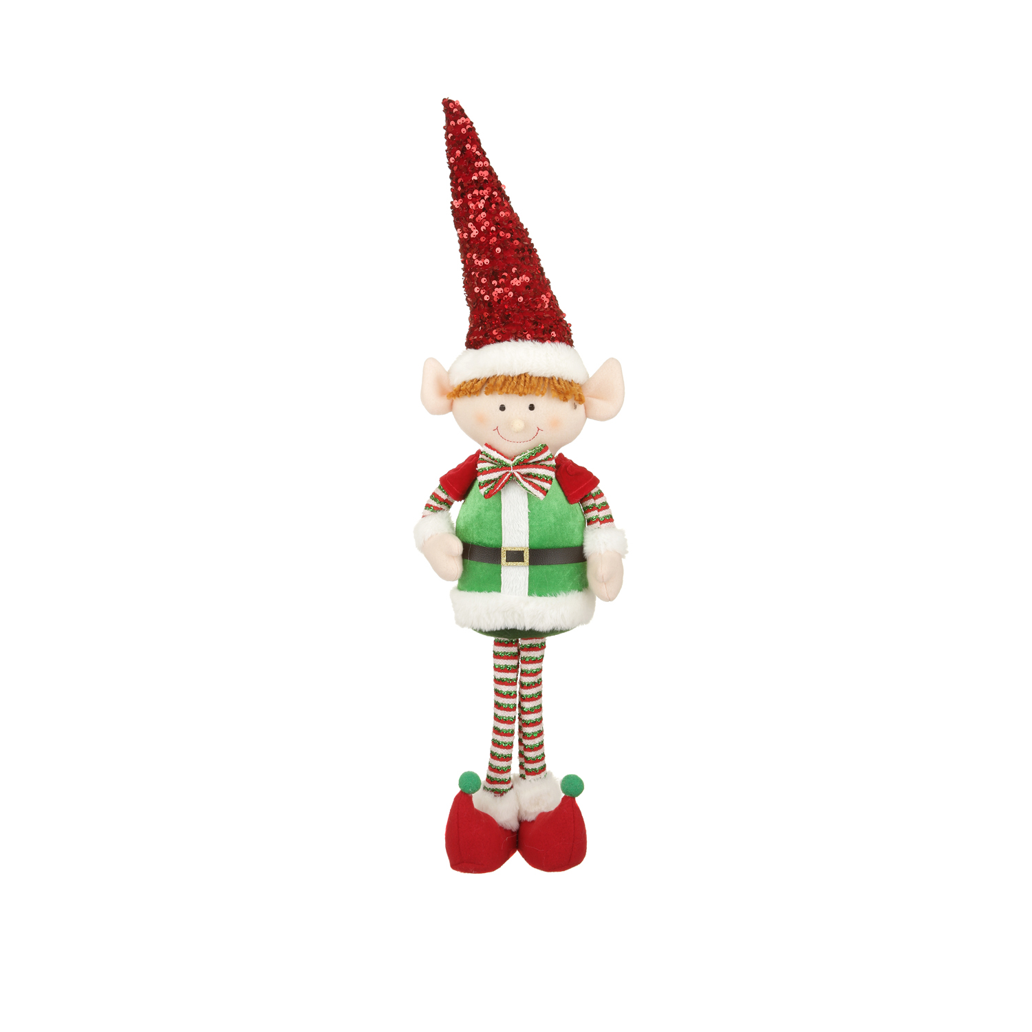 Elfo natalizio gambe in piedi 72,5 cm