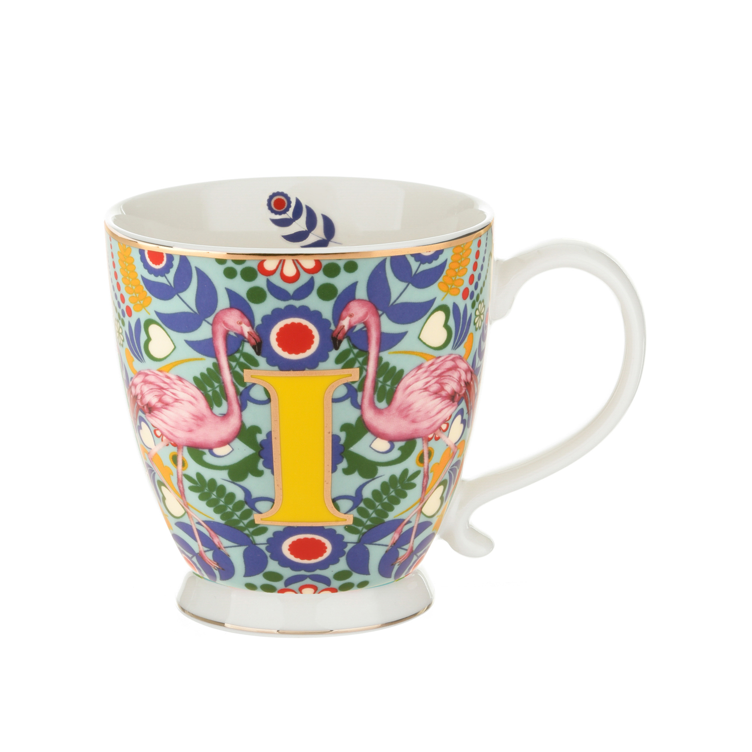 Tazza mug lettera I 450 ml Royal Garden