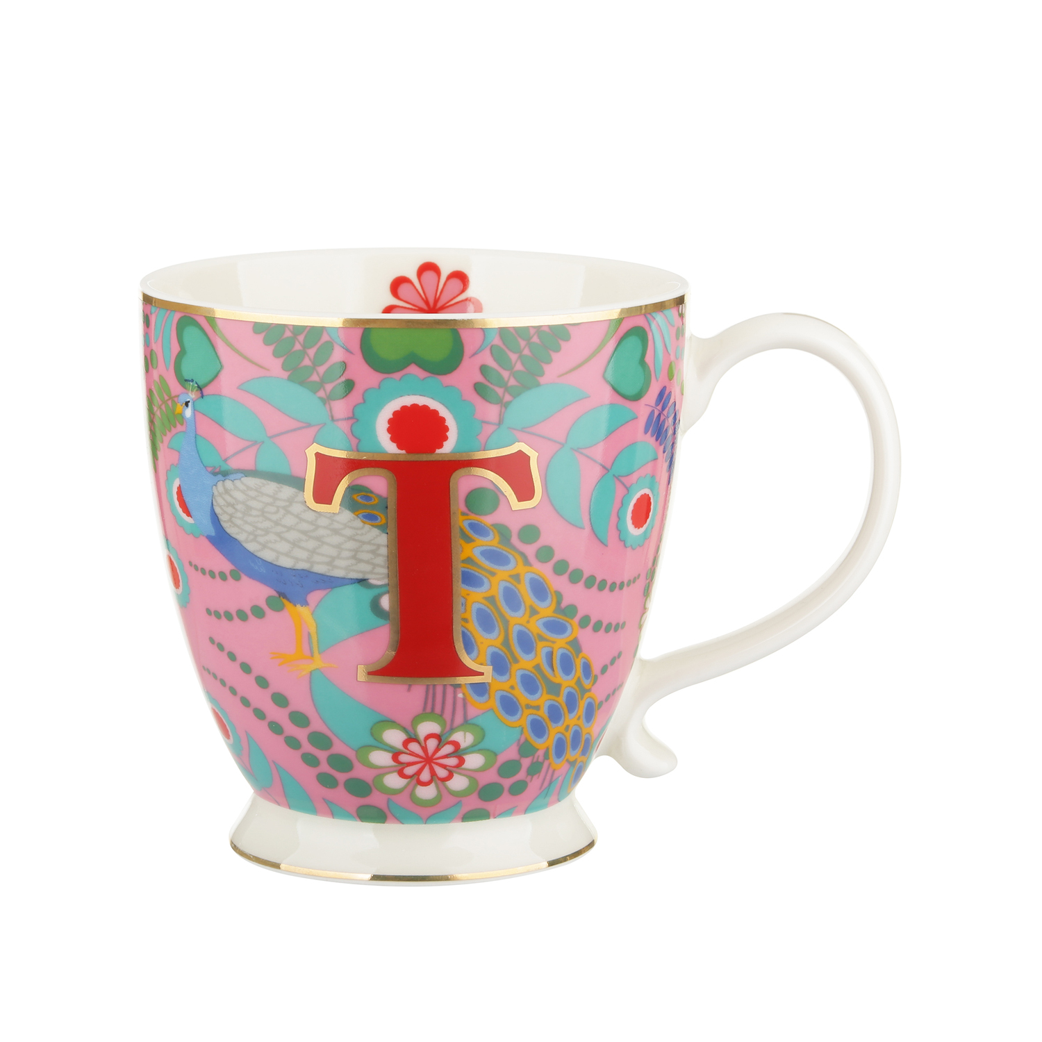 Tazza mug lettera T 450 ml Royal Garden