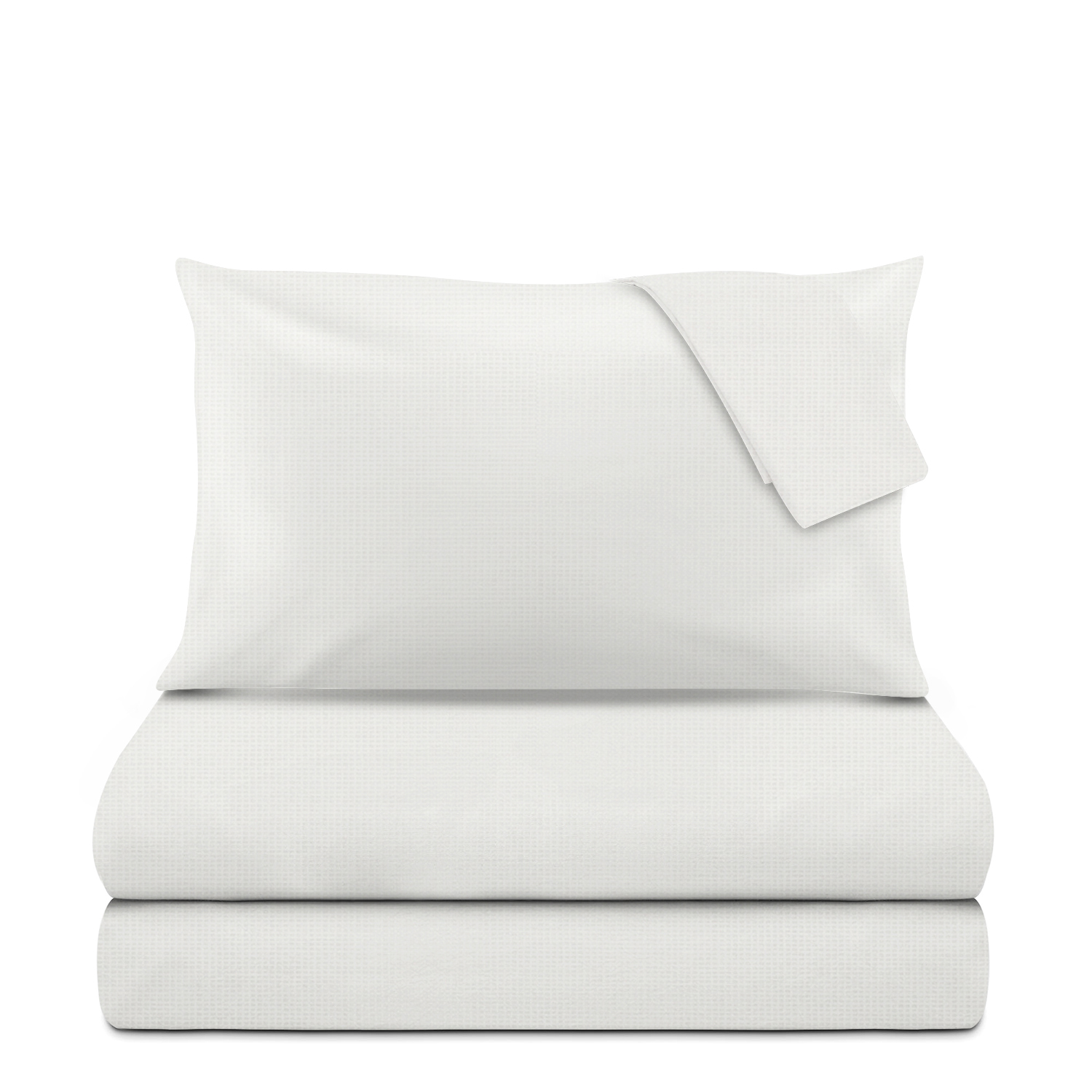 Completo letto 1 piazza e mezza bianco Basik