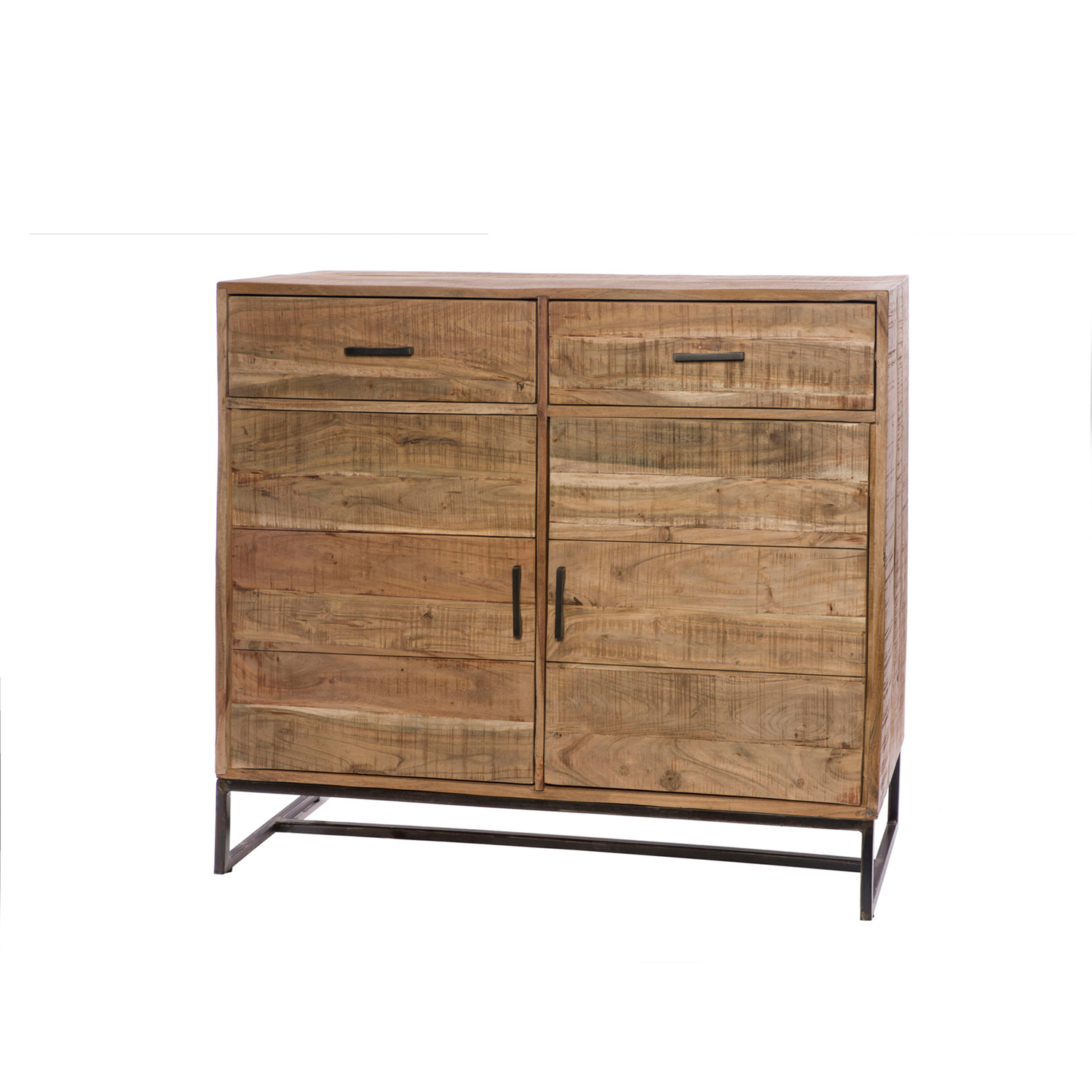 Credenza alta 2 cassetti e 2 ante 105x118x40 cm
