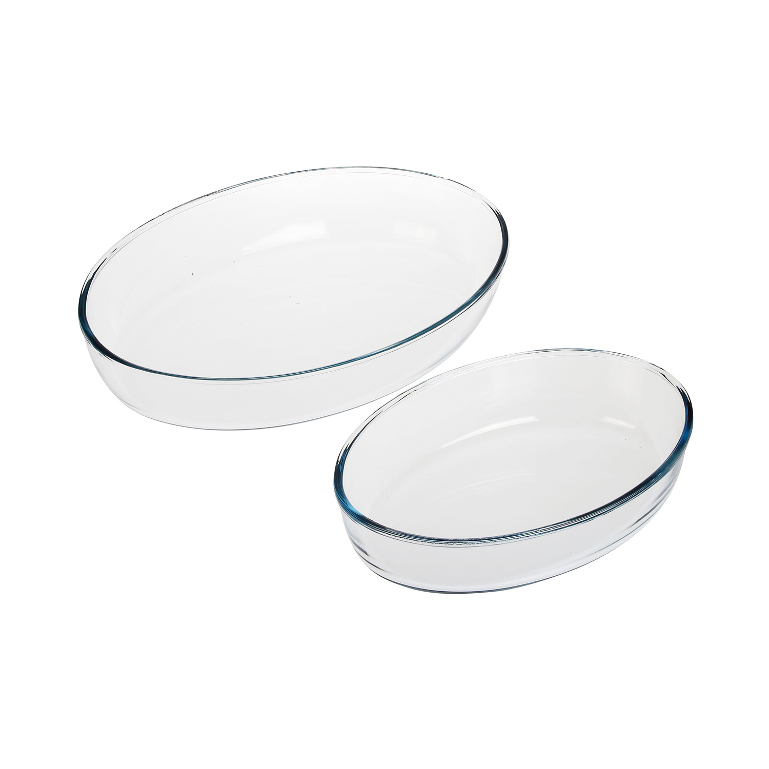 Set di 2 Pirofile in Vetro Borcam