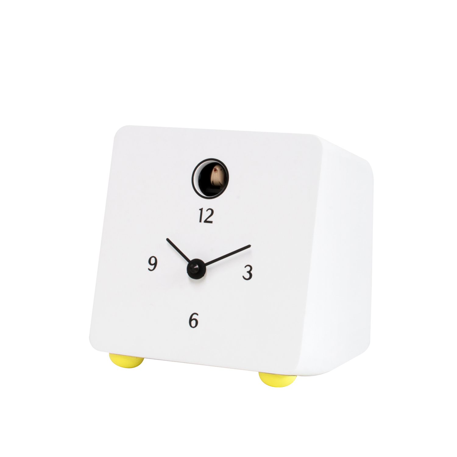Orologio da tavolo a cucù bianco Fido Progetti