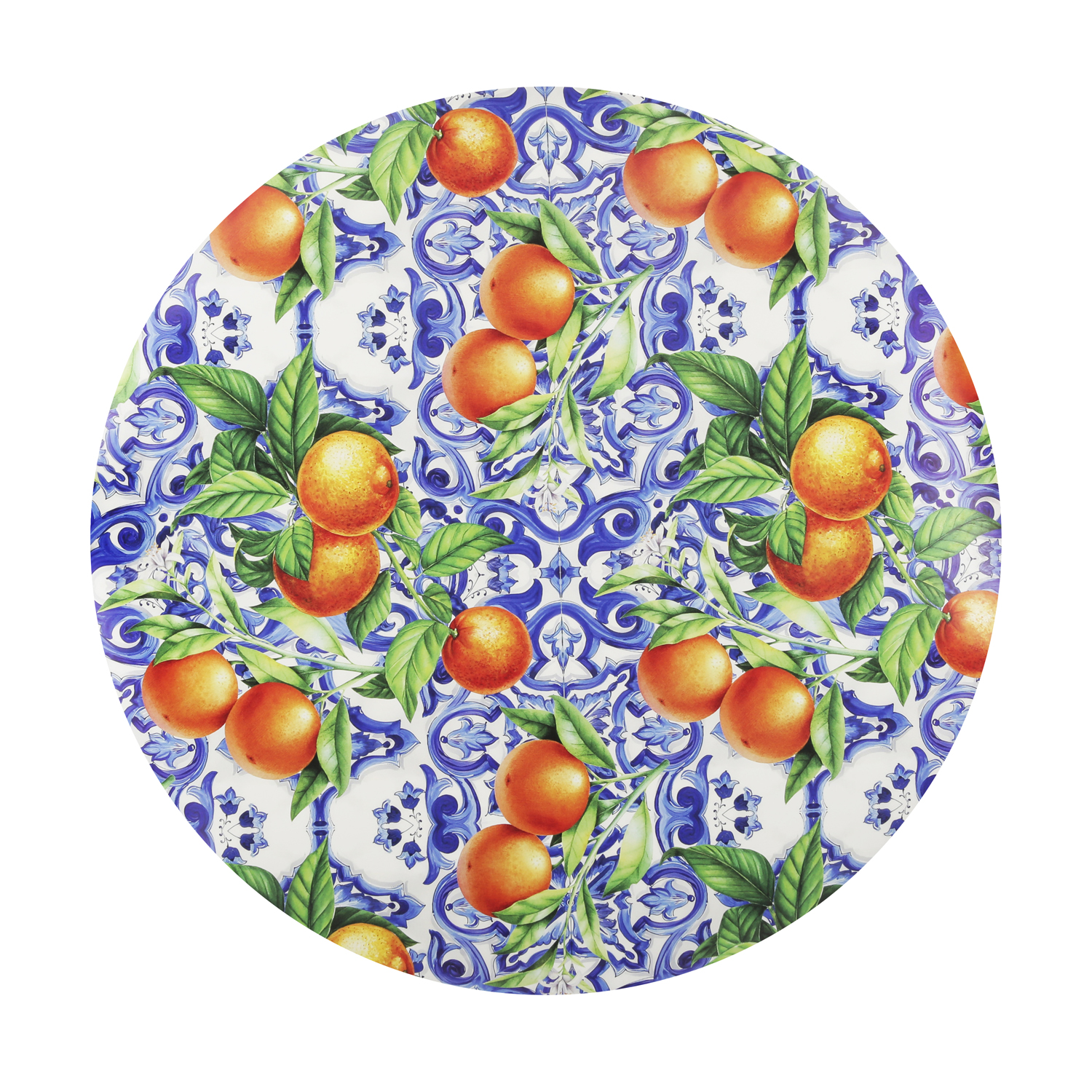 Copritavolo giardino diametro 70 cm con decoro