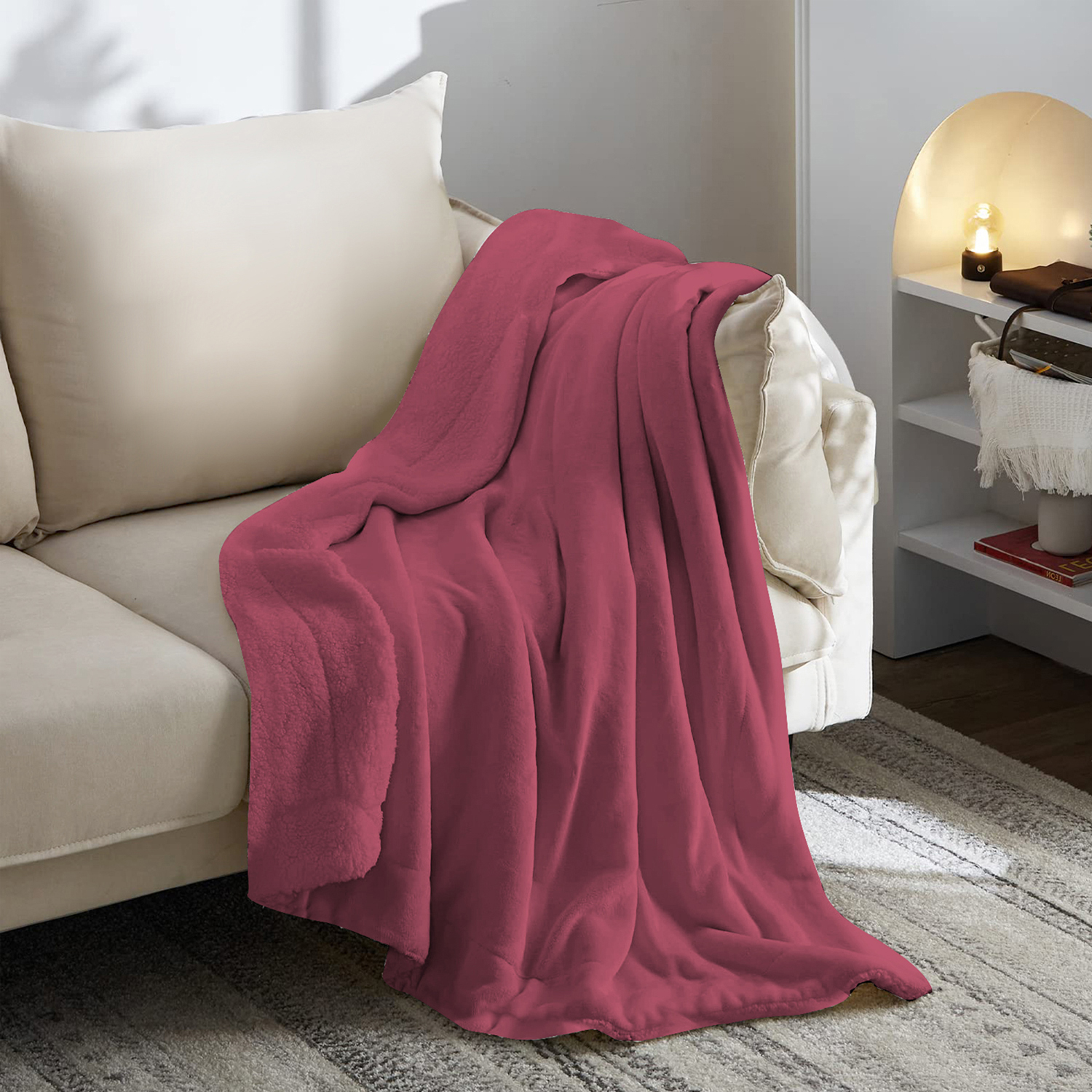 Plaid Astra Bordeaux 120x160 cm