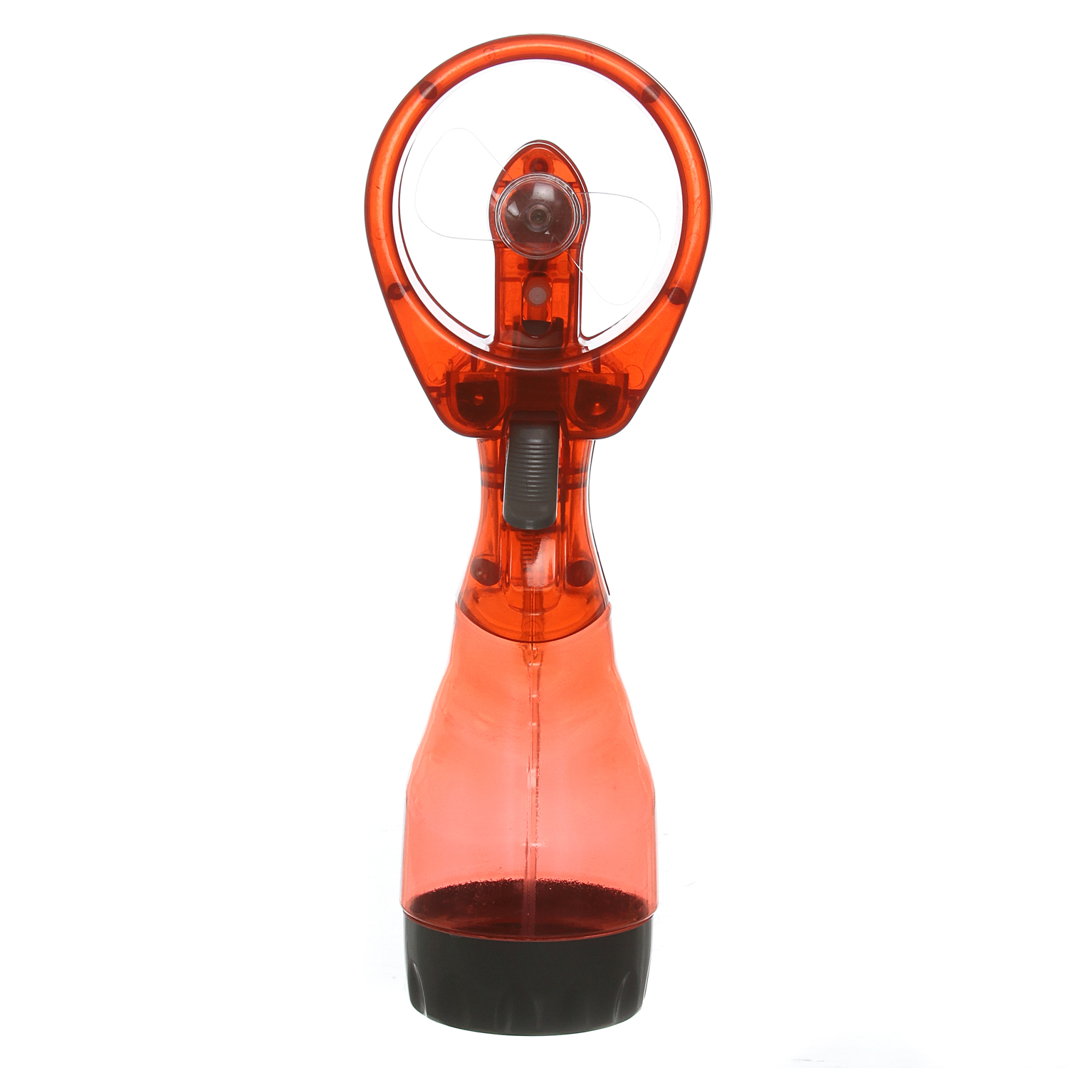 Ventilatore portatile rosso con vaporizzatore