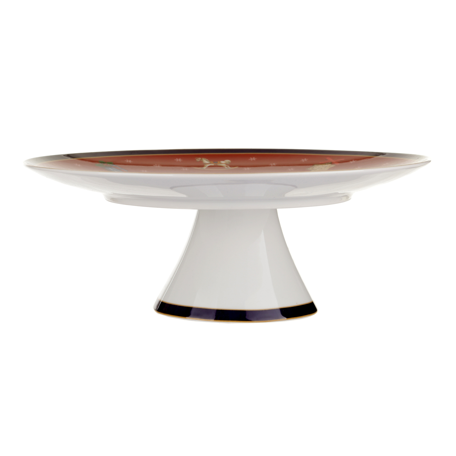 Alzatina per Dolci a Forma di Albero di Natale, 28 cm in Porcellana