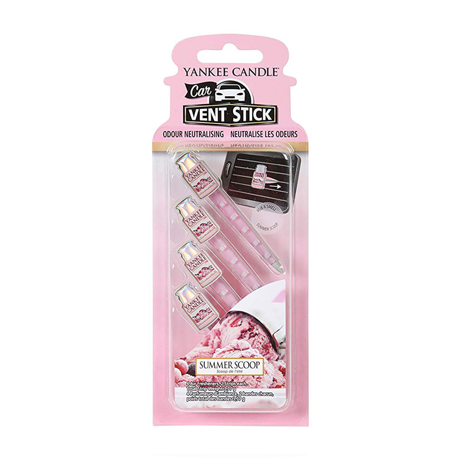 Stick profumatore auto Summer scoop Yankee Candle