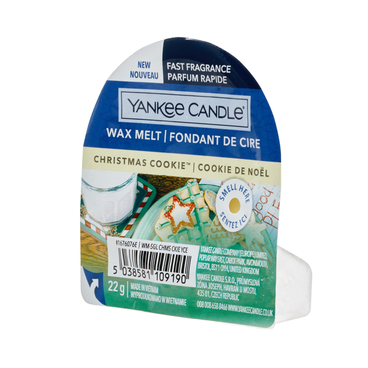Christmas Cookie cera da fondere Yankee Candle