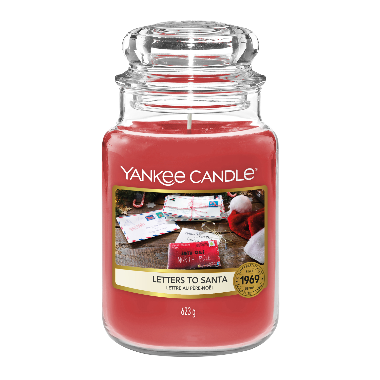 Letters to Santa, candela in giara grande Yankee Candle