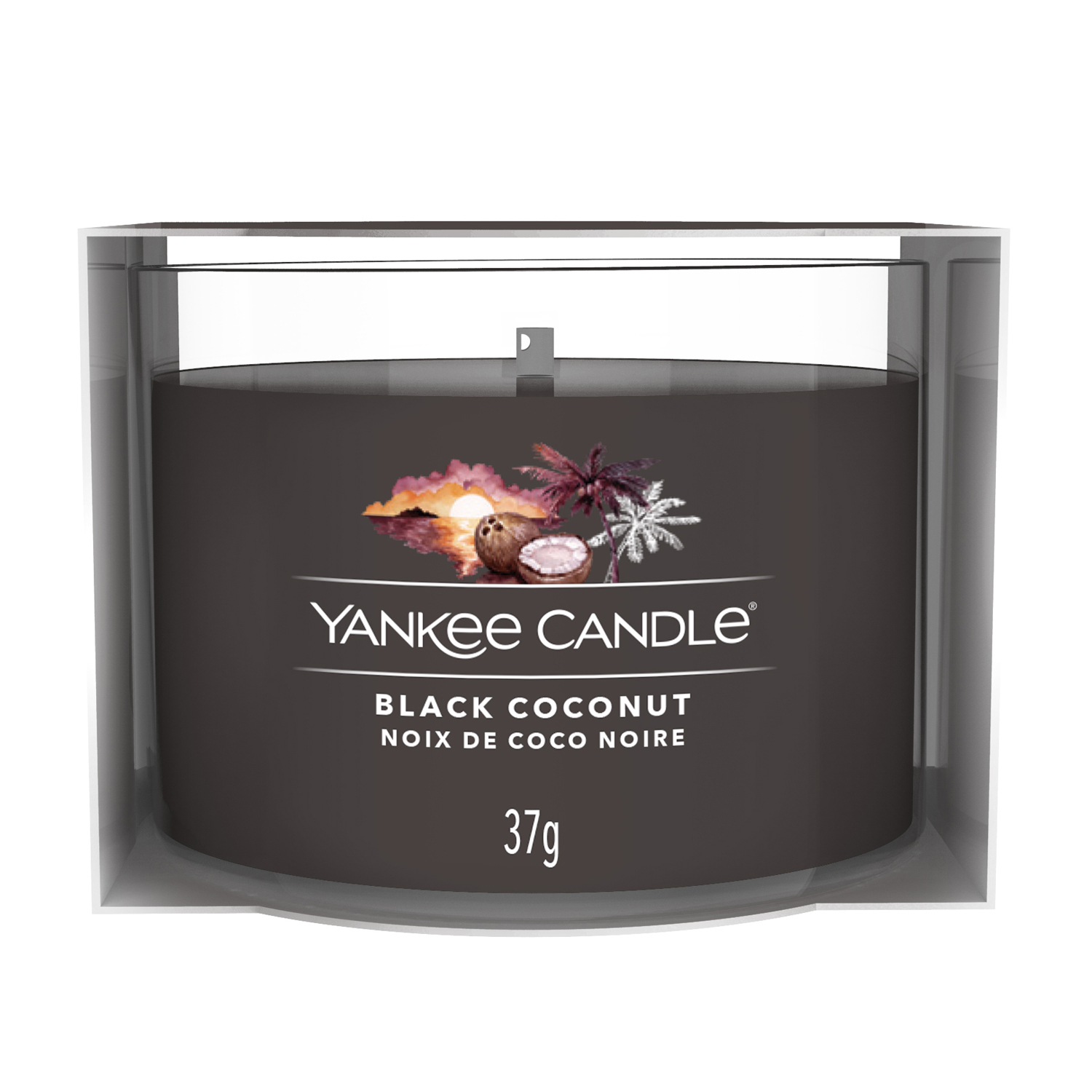 Candela Votive Black Coconut Yankee Candle