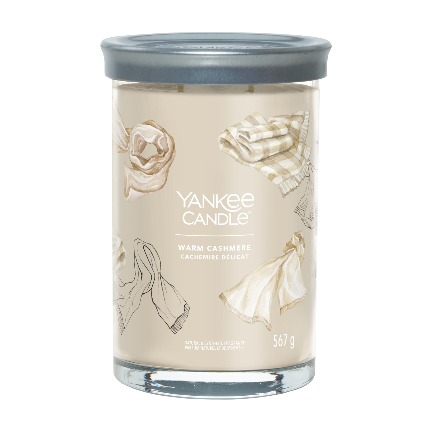 Candela Warm Cashmere in barattolo grande Yankee Candle