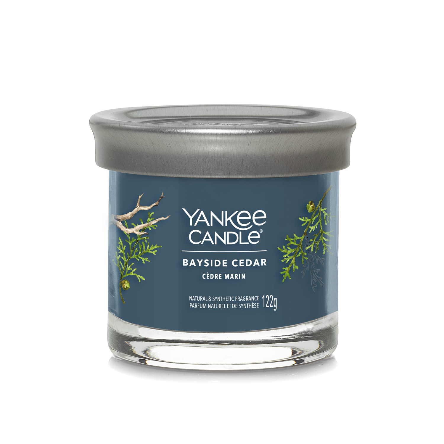 Candela Bayside Cedar in barattolo medio Yankee Candle